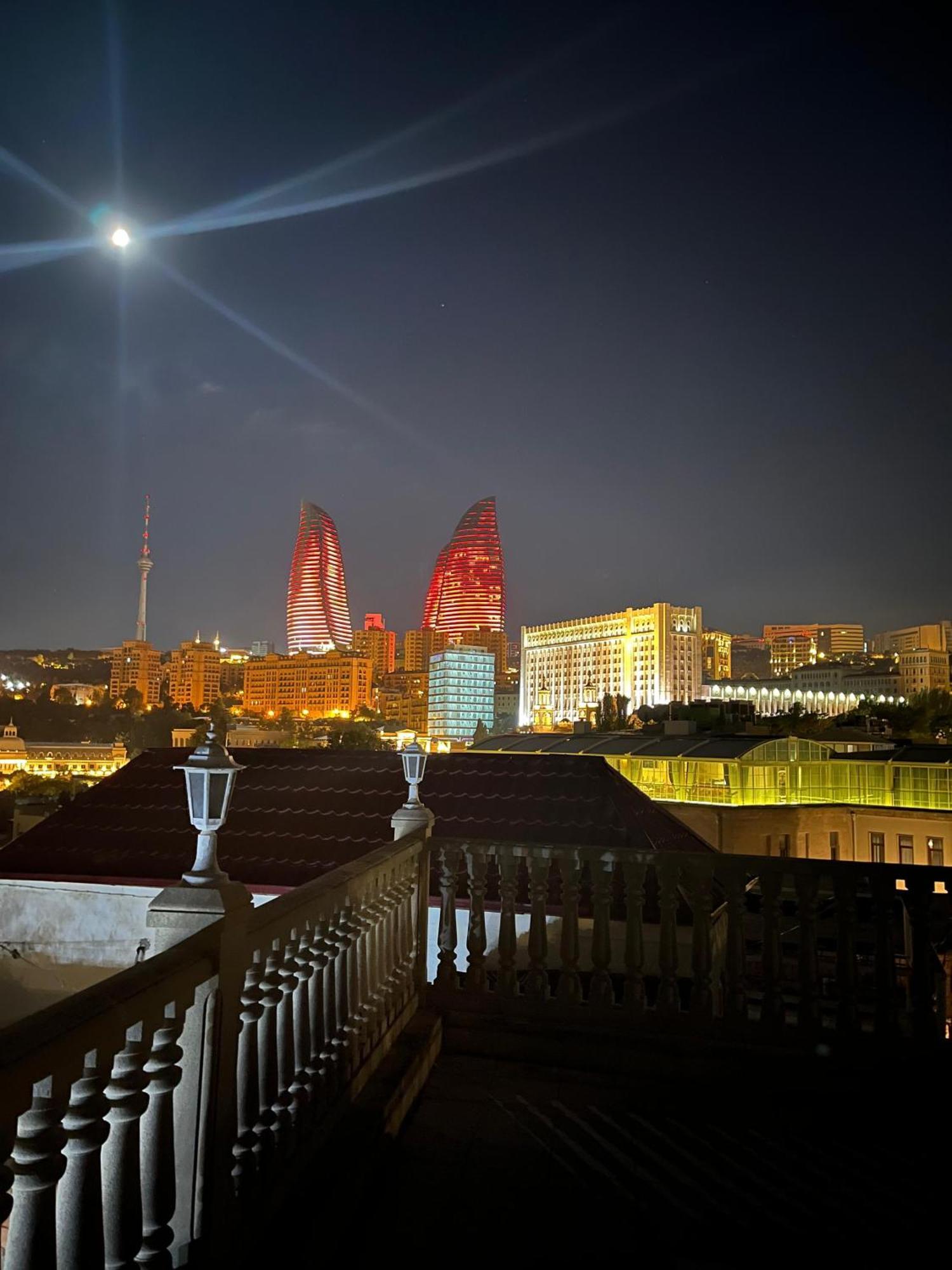 Cafe Terrace Hostel Baku Exterior foto
