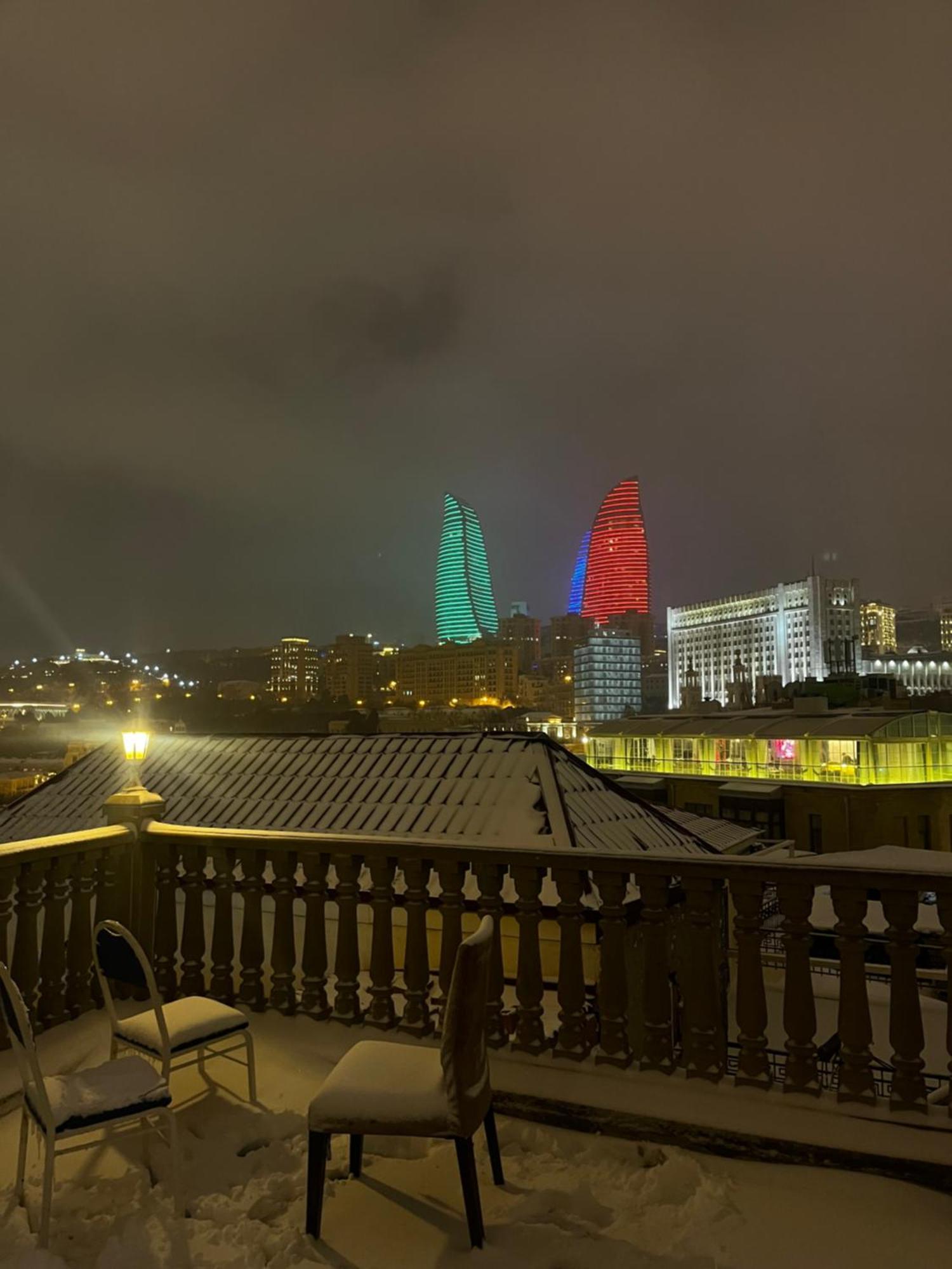 Cafe Terrace Hostel Baku Exterior foto